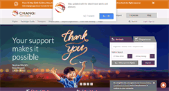 Desktop Screenshot of changiairport.com